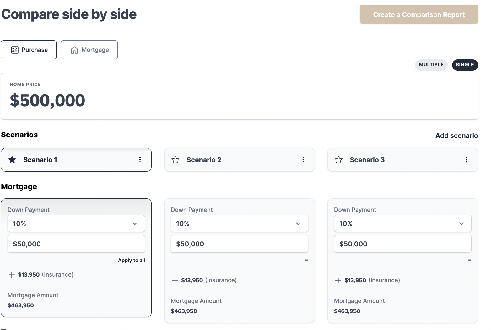 3. Compare Side by Side